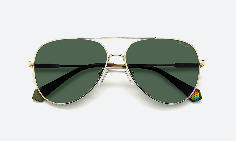 Polaroid PLD 6187/S J5G/UC Gold - Image 3